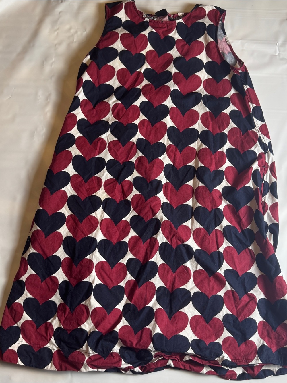 ✨ Marimekko x Uniqlo Heart Print Dress ❤️ Size 9/10